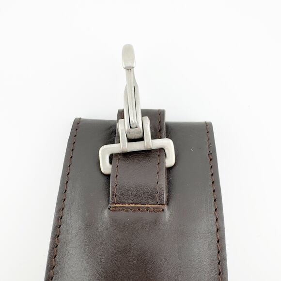 Dolce & Gabbana Vintage Leather Pouch Small Clutch with Silver Clasp - Picture 8 of 11